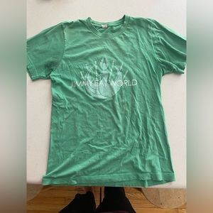Jimmy Eat World green T-shirt Tour 2008